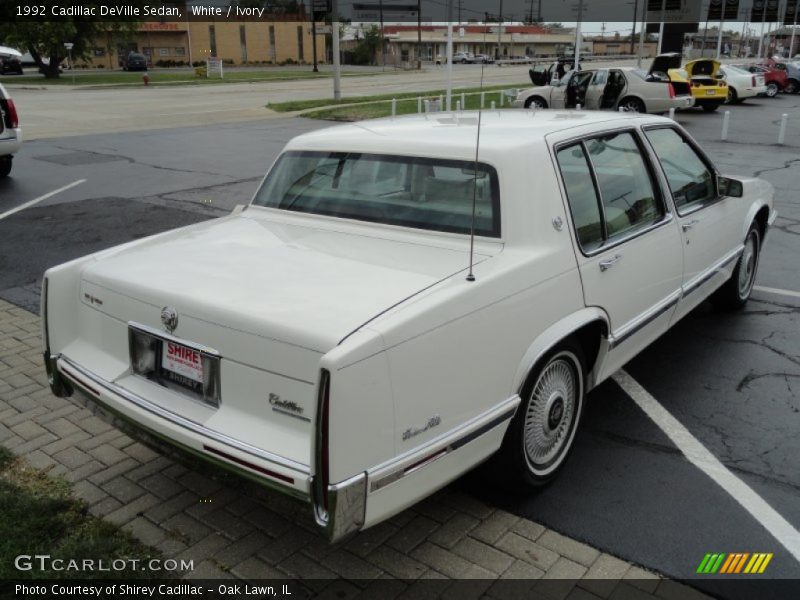 White / Ivory 1992 Cadillac DeVille Sedan