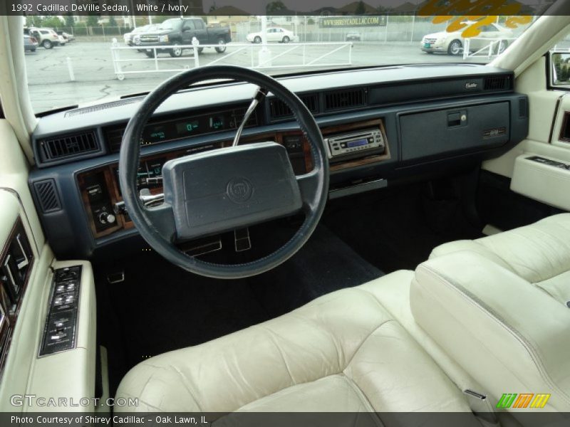 Ivory Interior - 1992 DeVille Sedan 