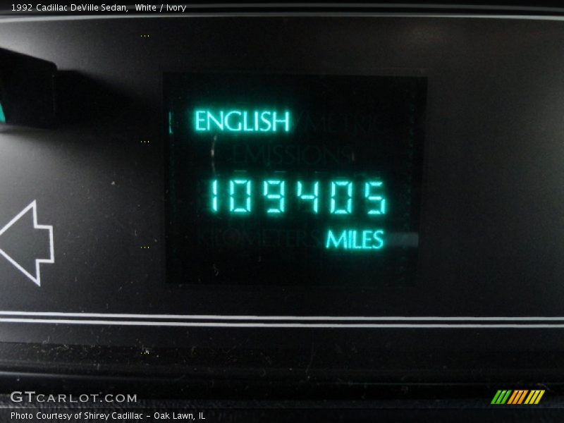 White / Ivory 1992 Cadillac DeVille Sedan