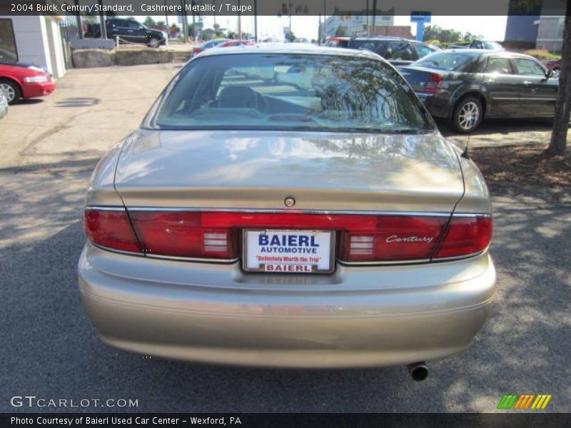 Cashmere Metallic / Taupe 2004 Buick Century Standard