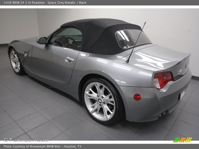 Space Grey Metallic / Black 2008 BMW Z4 3.0i Roadster