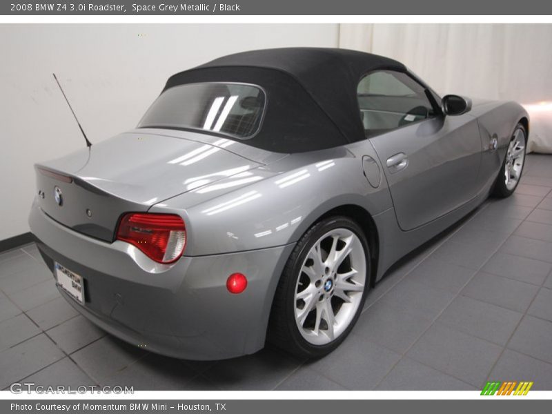 Space Grey Metallic / Black 2008 BMW Z4 3.0i Roadster