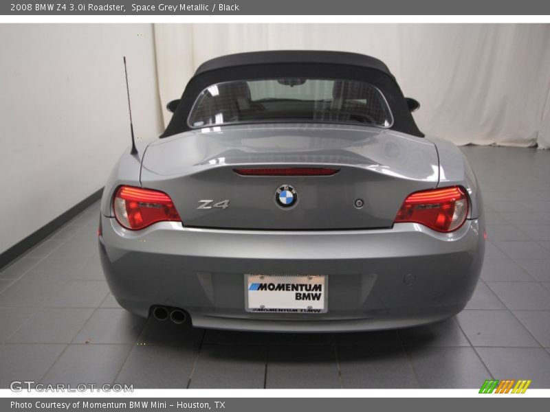 Space Grey Metallic / Black 2008 BMW Z4 3.0i Roadster