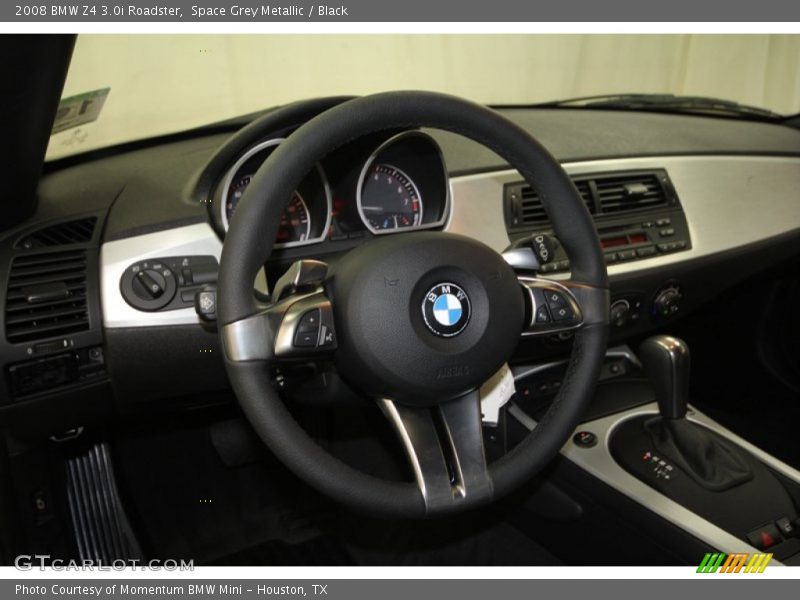 Space Grey Metallic / Black 2008 BMW Z4 3.0i Roadster