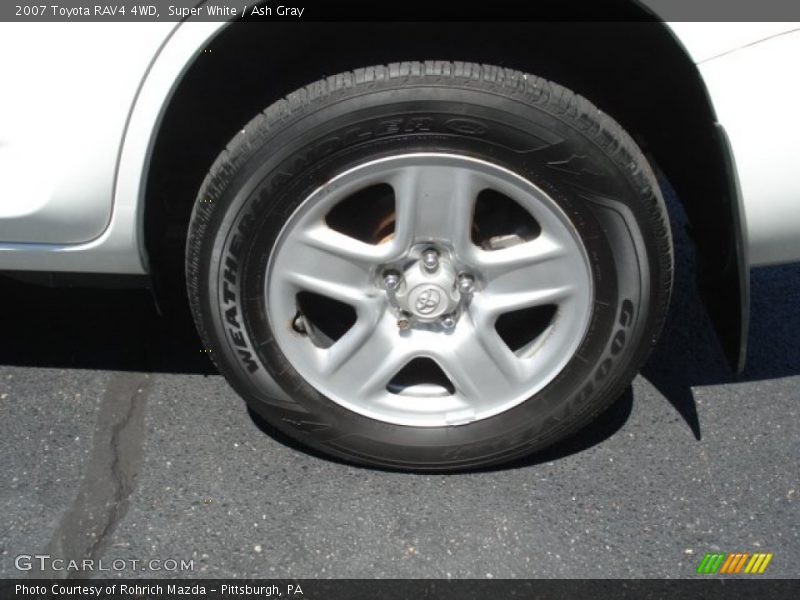 Super White / Ash Gray 2007 Toyota RAV4 4WD