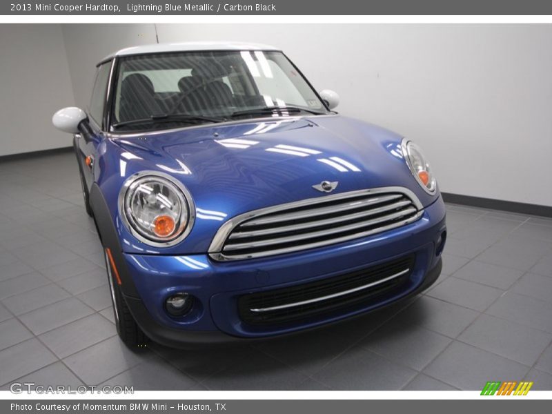 Lightning Blue Metallic / Carbon Black 2013 Mini Cooper Hardtop
