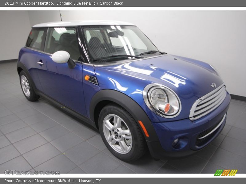 Lightning Blue Metallic / Carbon Black 2013 Mini Cooper Hardtop