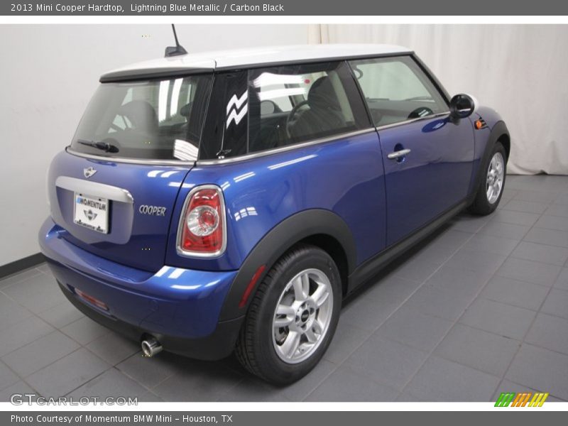 Lightning Blue Metallic / Carbon Black 2013 Mini Cooper Hardtop