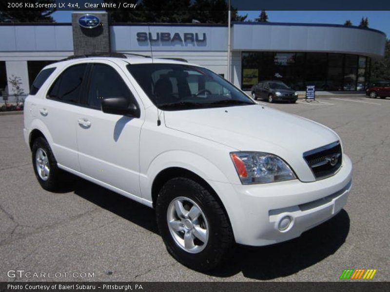 Clear White / Gray 2006 Kia Sorento LX 4x4