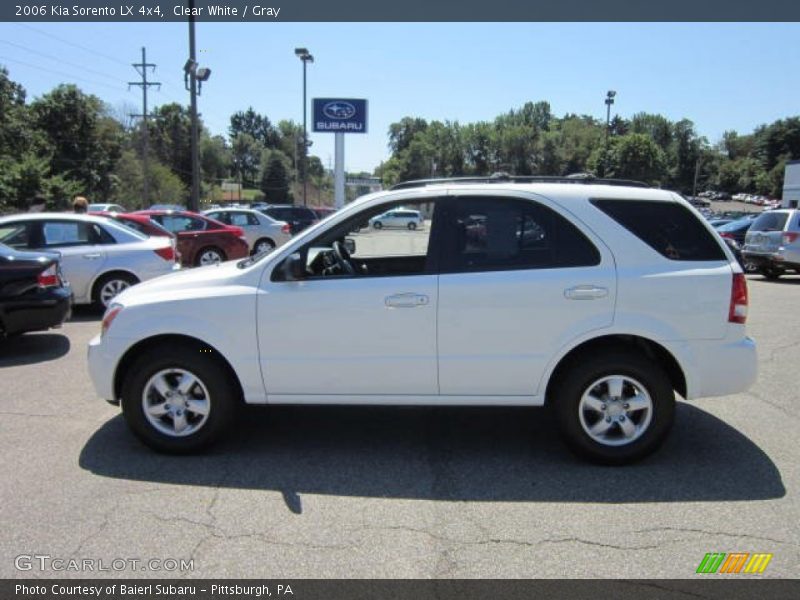 Clear White / Gray 2006 Kia Sorento LX 4x4