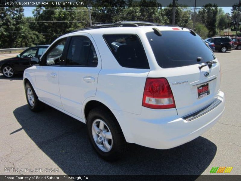 Clear White / Gray 2006 Kia Sorento LX 4x4