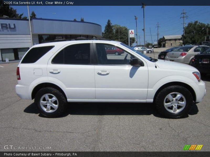 Clear White / Gray 2006 Kia Sorento LX 4x4