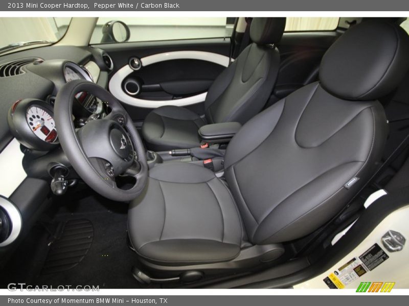 Pepper White / Carbon Black 2013 Mini Cooper Hardtop