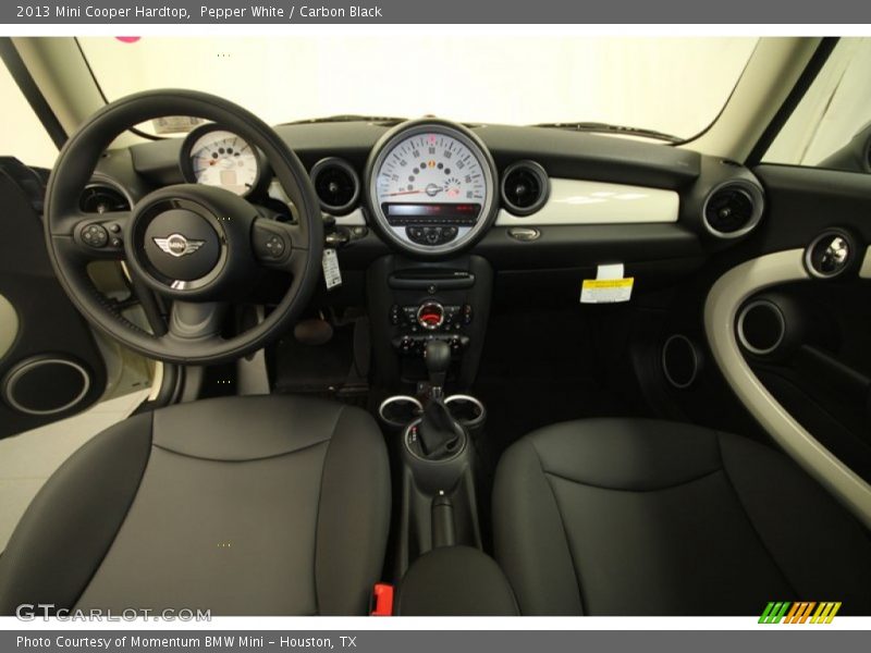 Pepper White / Carbon Black 2013 Mini Cooper Hardtop