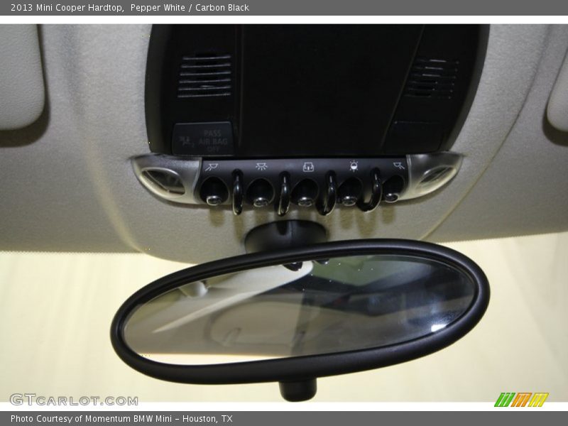 Pepper White / Carbon Black 2013 Mini Cooper Hardtop