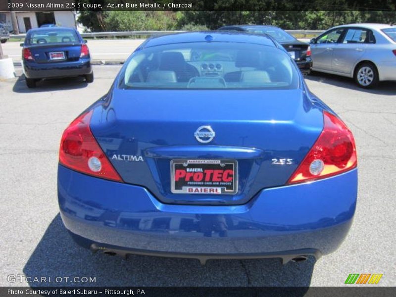 Azure Blue Metallic / Charcoal 2009 Nissan Altima 2.5 S Coupe