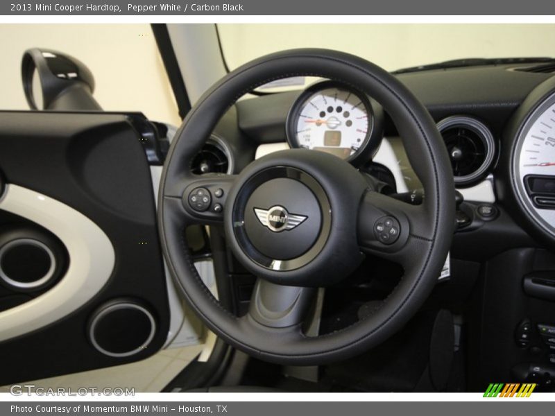 Pepper White / Carbon Black 2013 Mini Cooper Hardtop