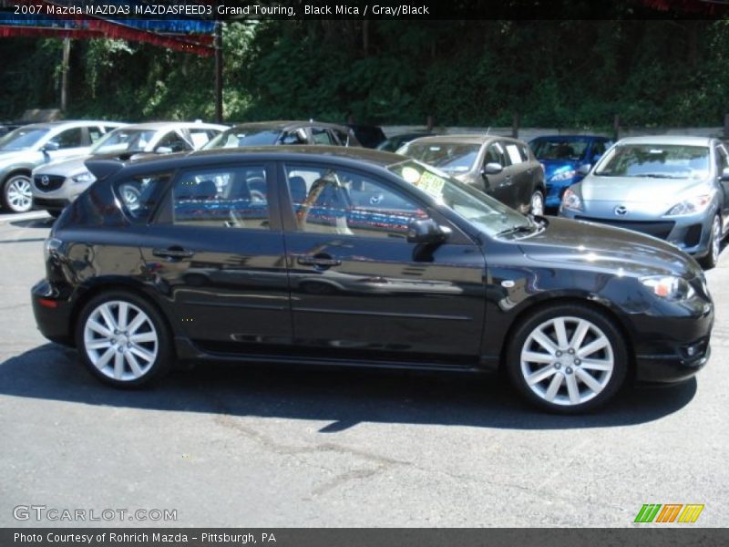 Black Mica / Gray/Black 2007 Mazda MAZDA3 MAZDASPEED3 Grand Touring