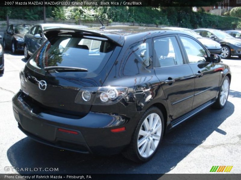 Black Mica / Gray/Black 2007 Mazda MAZDA3 MAZDASPEED3 Grand Touring
