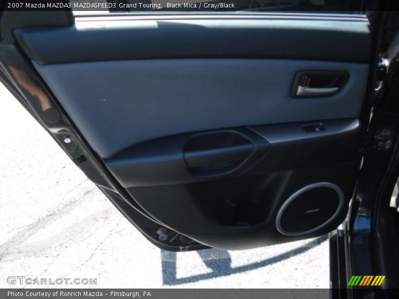 Black Mica / Gray/Black 2007 Mazda MAZDA3 MAZDASPEED3 Grand Touring