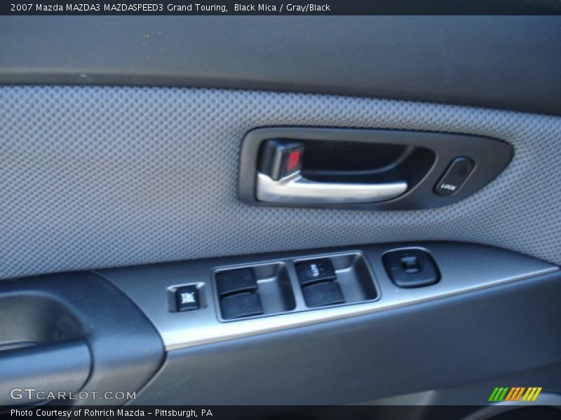 Black Mica / Gray/Black 2007 Mazda MAZDA3 MAZDASPEED3 Grand Touring