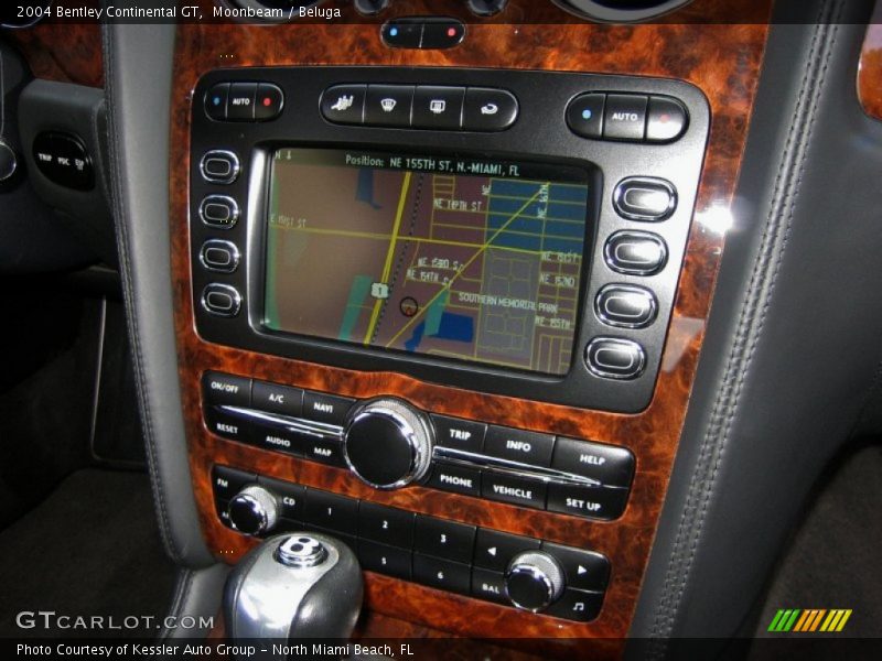 Navigation of 2004 Continental GT 