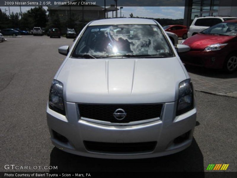 Brilliant Silver / Charcoal 2009 Nissan Sentra 2.0 SR