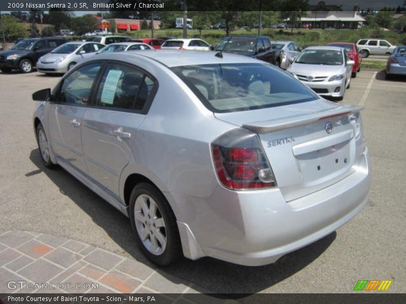 Brilliant Silver / Charcoal 2009 Nissan Sentra 2.0 SR