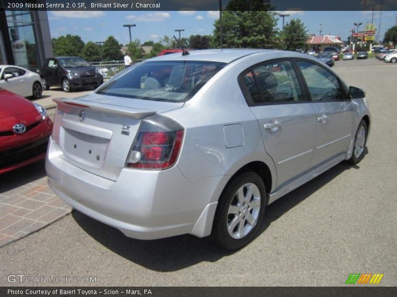 Brilliant Silver / Charcoal 2009 Nissan Sentra 2.0 SR