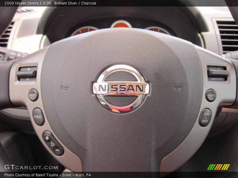 Brilliant Silver / Charcoal 2009 Nissan Sentra 2.0 SR