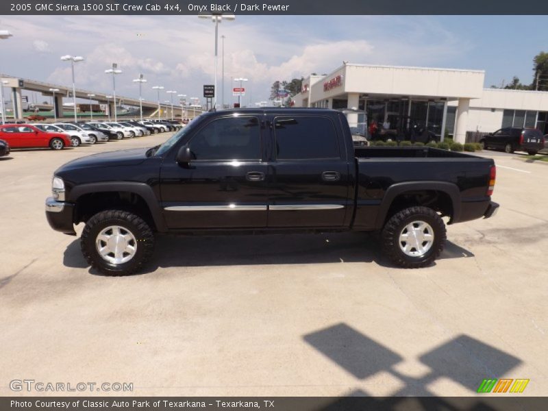 Onyx Black / Dark Pewter 2005 GMC Sierra 1500 SLT Crew Cab 4x4