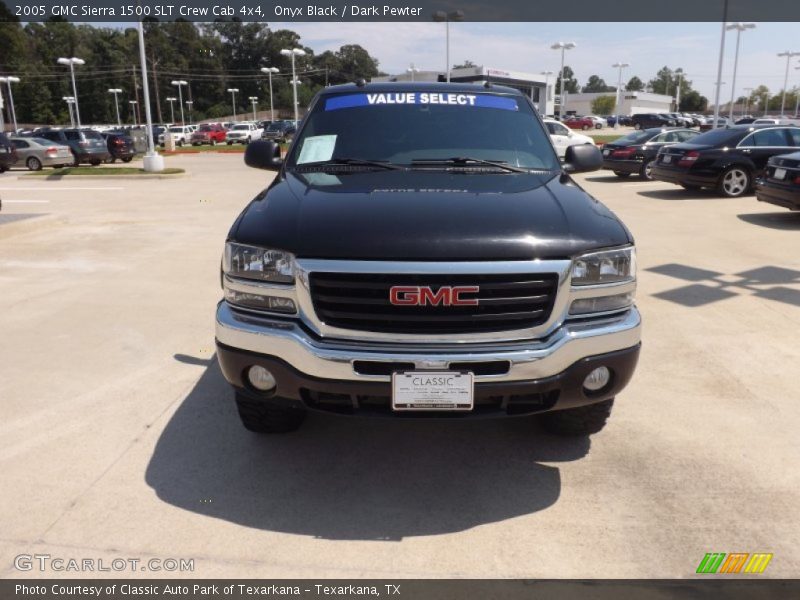 Onyx Black / Dark Pewter 2005 GMC Sierra 1500 SLT Crew Cab 4x4