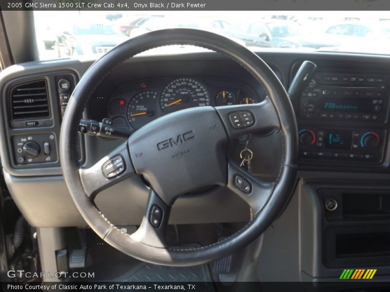 Onyx Black / Dark Pewter 2005 GMC Sierra 1500 SLT Crew Cab 4x4