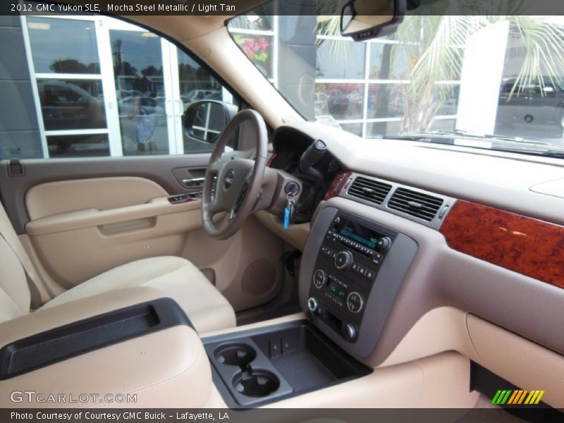 Mocha Steel Metallic / Light Tan 2012 GMC Yukon SLE