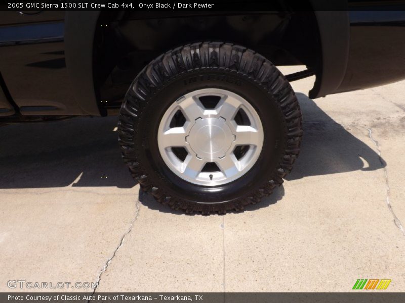 Onyx Black / Dark Pewter 2005 GMC Sierra 1500 SLT Crew Cab 4x4