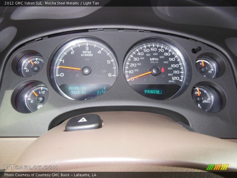 Mocha Steel Metallic / Light Tan 2012 GMC Yukon SLE