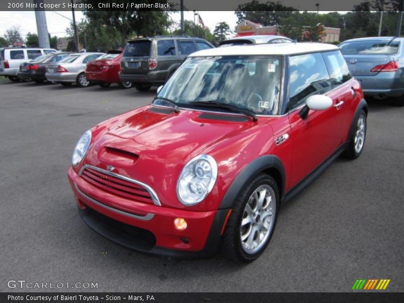 Chili Red / Panther Black 2006 Mini Cooper S Hardtop