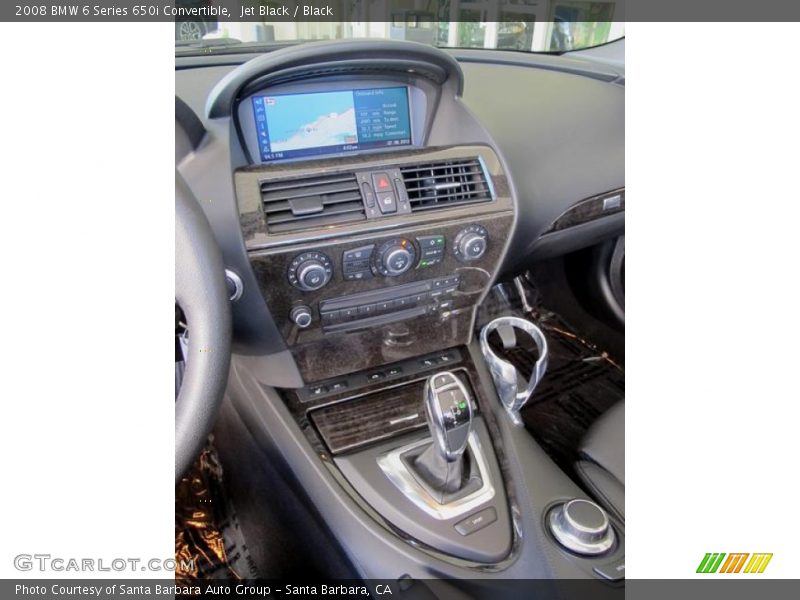Jet Black / Black 2008 BMW 6 Series 650i Convertible