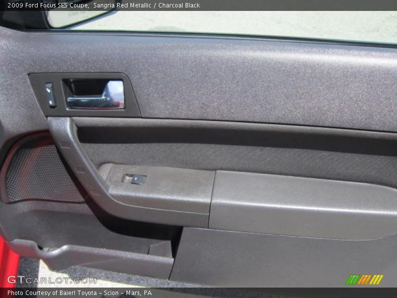 Sangria Red Metallic / Charcoal Black 2009 Ford Focus SES Coupe