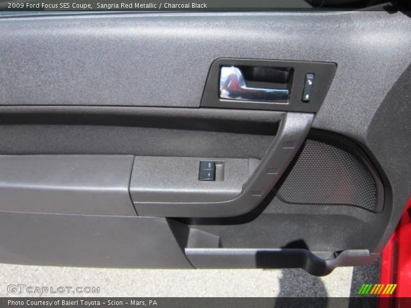 Sangria Red Metallic / Charcoal Black 2009 Ford Focus SES Coupe