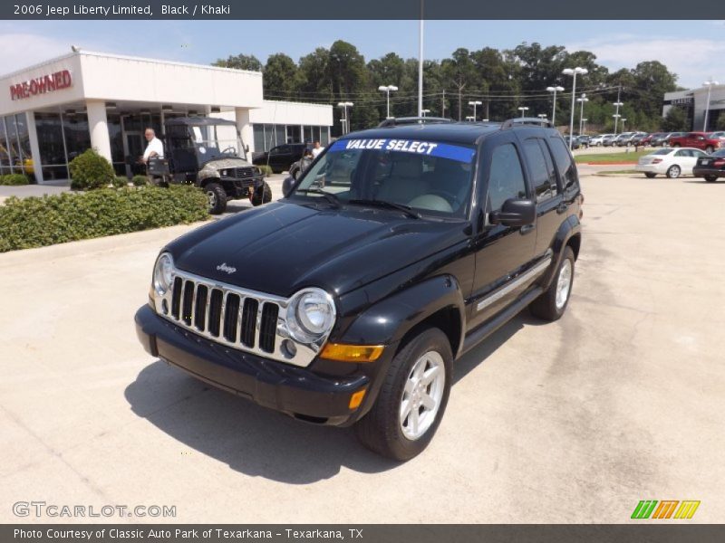 Black / Khaki 2006 Jeep Liberty Limited
