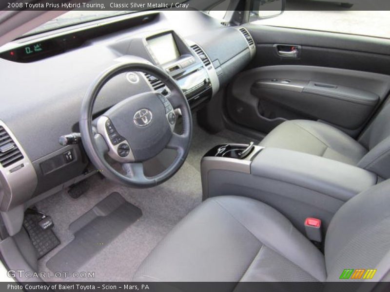 Classic Silver Metallic / Gray 2008 Toyota Prius Hybrid Touring