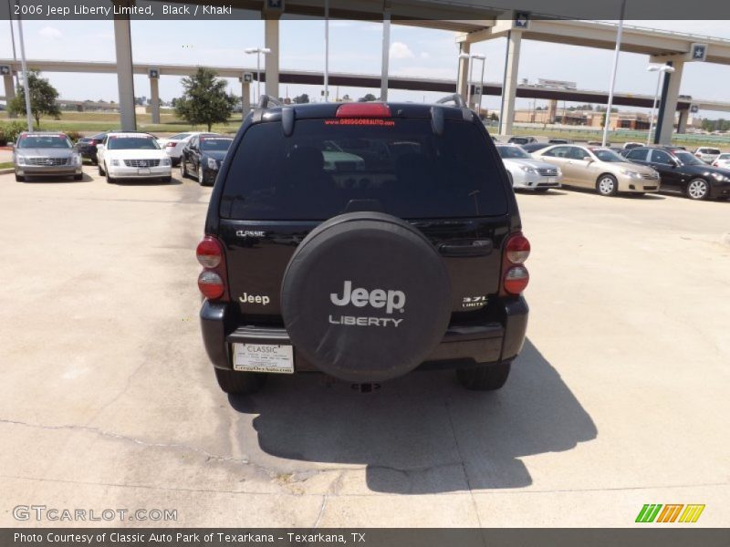 Black / Khaki 2006 Jeep Liberty Limited