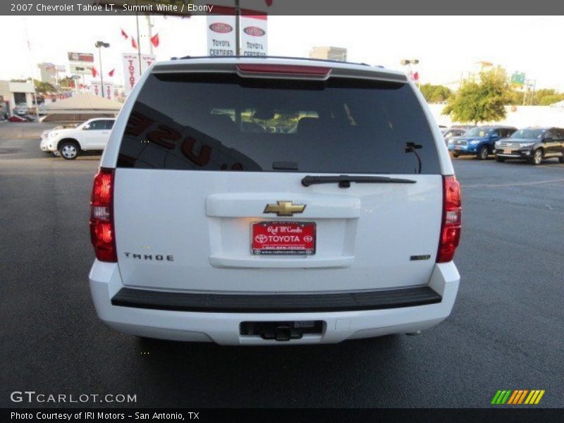 Summit White / Ebony 2007 Chevrolet Tahoe LT
