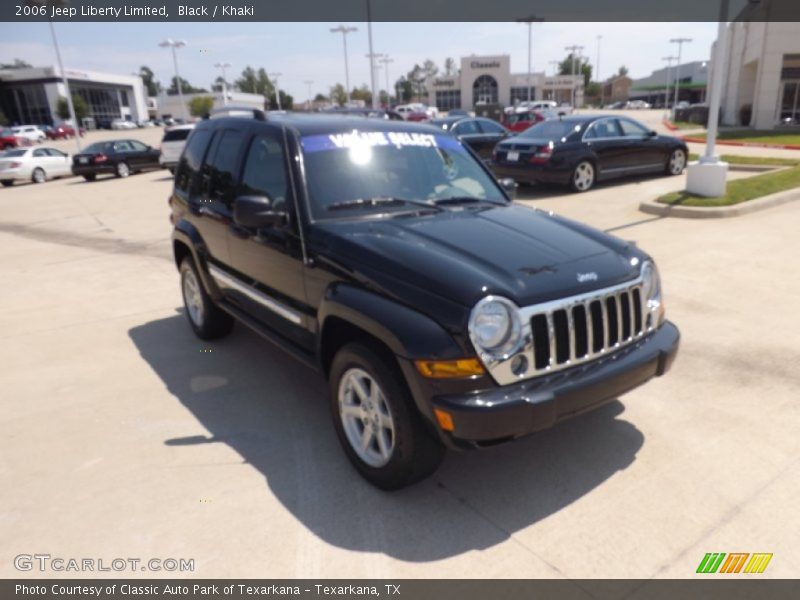 Black / Khaki 2006 Jeep Liberty Limited