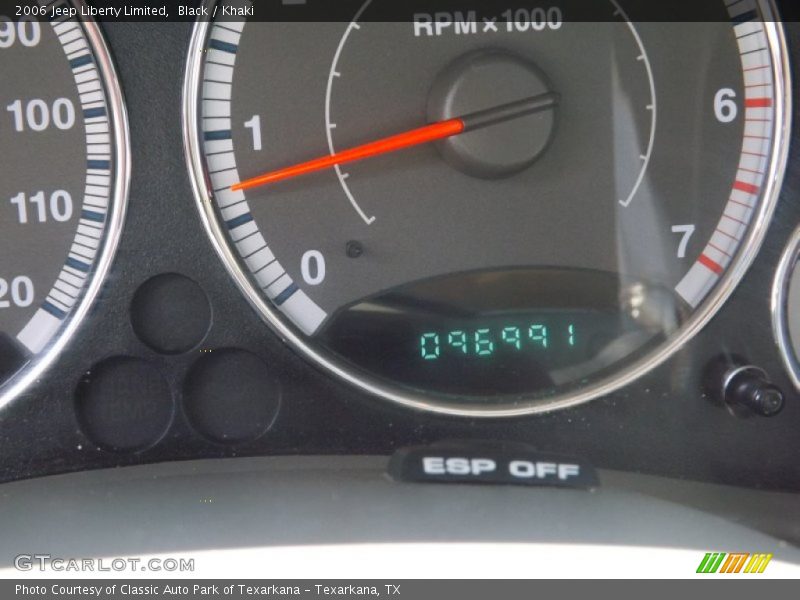 Black / Khaki 2006 Jeep Liberty Limited