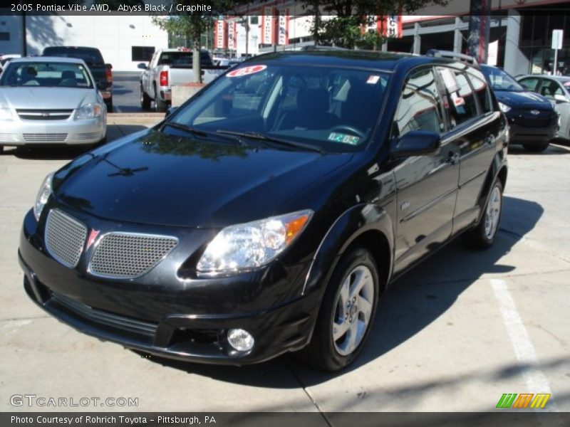 Abyss Black / Graphite 2005 Pontiac Vibe AWD