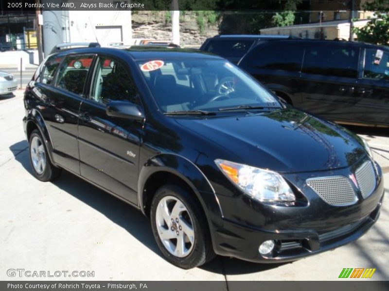 Abyss Black / Graphite 2005 Pontiac Vibe AWD