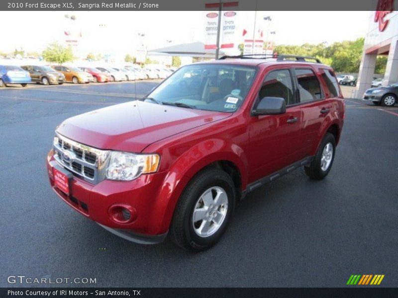 Sangria Red Metallic / Stone 2010 Ford Escape XLS