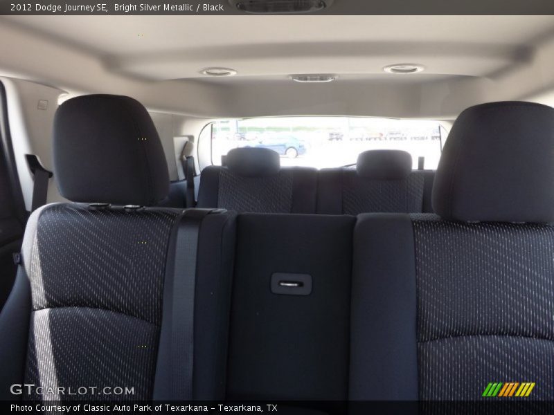 Bright Silver Metallic / Black 2012 Dodge Journey SE